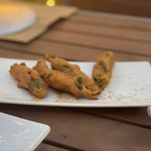 a plate of food on a table