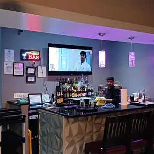 Bar area