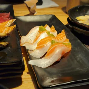 Salmon Belly Nigiri!