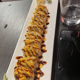 Crazy tempura roll