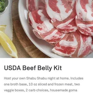 Prime Beef Belly Kit