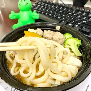 Da microwavaBOWL - regular broth with udon