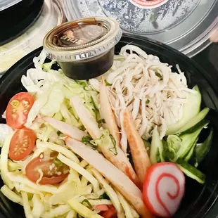 Cold noodle somen bowl
