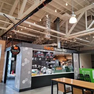 the inside of the restaurant