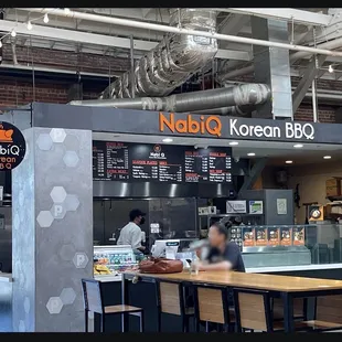 the inside of the restaurant