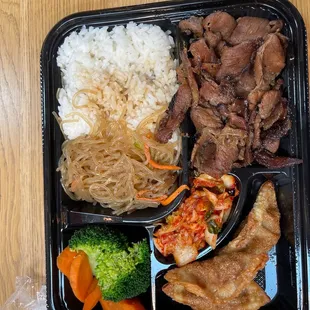 BBQ pork bento box