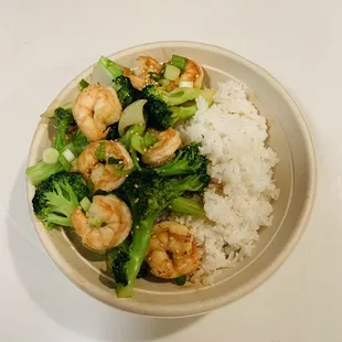 shrimp and broccoli