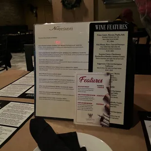 Menus