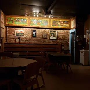 the interior of a restaurant