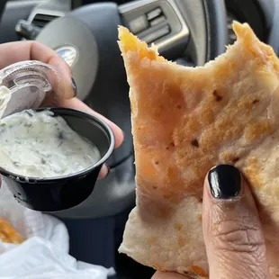 Cheese Quesadilla &amp; Sauce