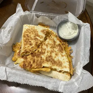 Chicken quesadillas