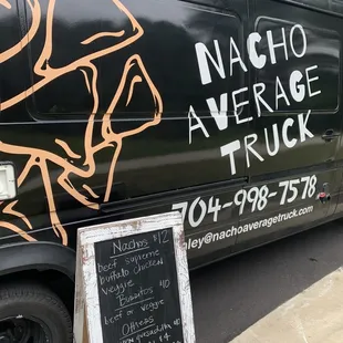 Truck and menu