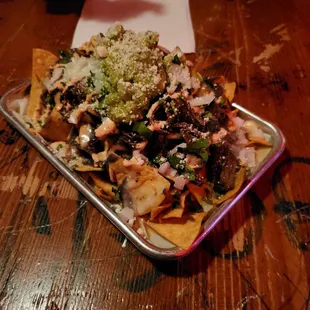 nachos, food