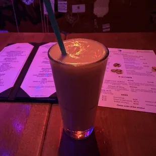 Mango lassi cocktail