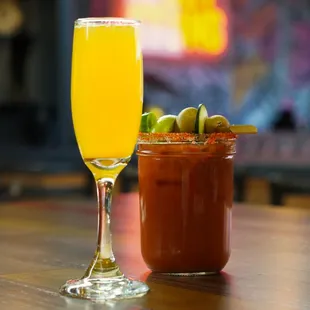 Stop by to enjoy Bottomless Mimosas or Bottomless Bloody Mary's served 7 days a week from 8 am - 2 pm!