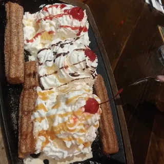 Churro Sundae