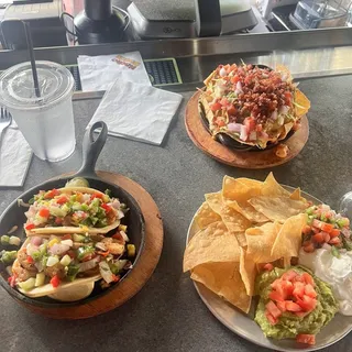 Flaming Shrimp Tacos