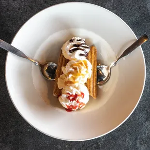 Churro Sundae