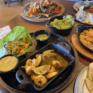 Flaming Shrimp Tacos