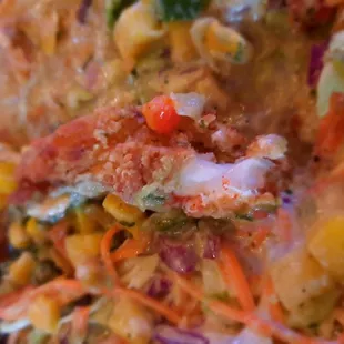 Yes, this is how little the lobster in that Surf taco was! More like a cat turd!!! And over salted!