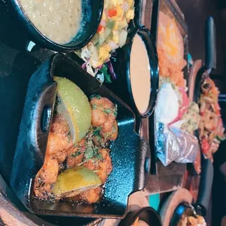 Flaming Shrimp Tacos