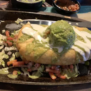 Vegan Chick'n Chimichanga