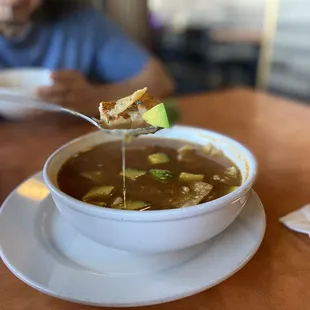 Quesadilla soup