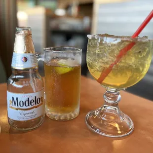 Cadillac Margarita and Modelo Especial for happy hour .