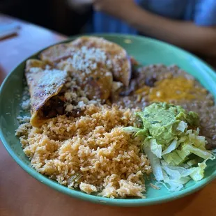 a plate of food