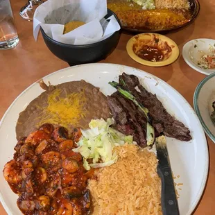 Chef Special Carne Asada &amp; Camarones