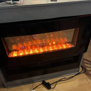 Warming fireplace