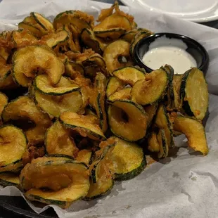 The best fried zucchini ever.