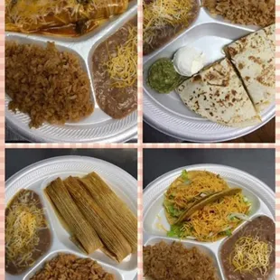 We serve freshly made as you order Mexican food. Our specialty is Authentic pork tamales and salsa!