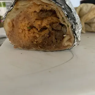 No guac or salsa and a skimp of meat smh