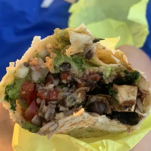 $11- Marinated Tofu Burrito