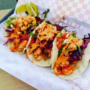 Shrimp tacos