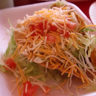 Crunchy beef taco