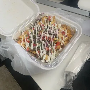 Loaded fries. Pic DOES NOT do it justice.