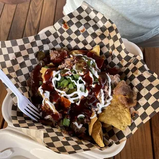 Pulled pork Nacho Yumminess!