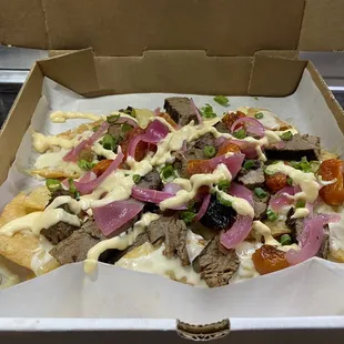 Original nachos with wagyu beef