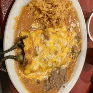 Chile relleno breakfast