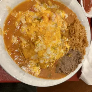 Enchiladas breakfast