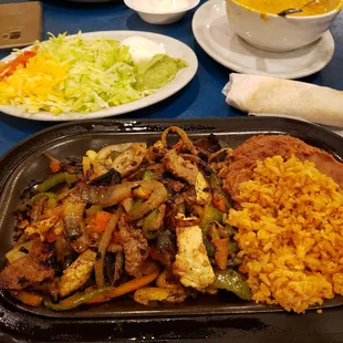 Steak and Chicken Fajitas