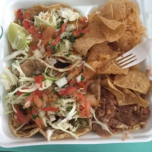 Fish Taco Plate