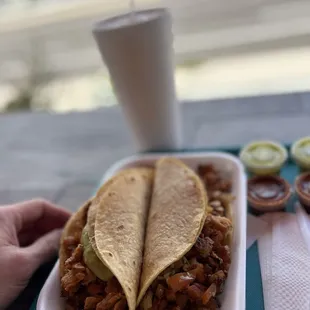 Pollo Asado Tacos