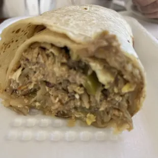 Machaca Burrito