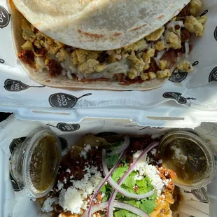 Chilaquiles Tacos