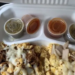 Turkey Egg and Cheese Taco