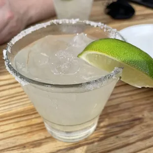 Salty margarita no sweetener - perfect