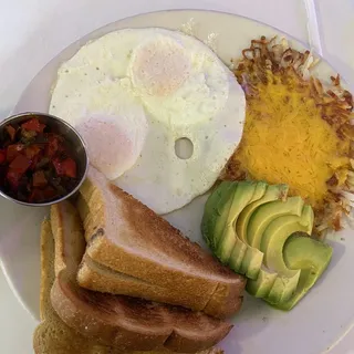 2 Eggs*, Avocado & Toast